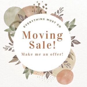 We’re moving! Bundle up and send me an offer!